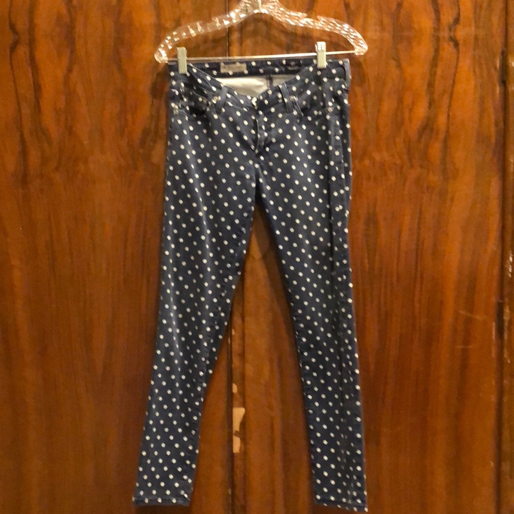 AG polka dot jeans. Super soft